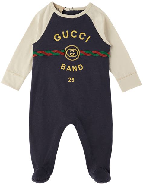 baby girl in gucci|Gucci baby jumpsuit.